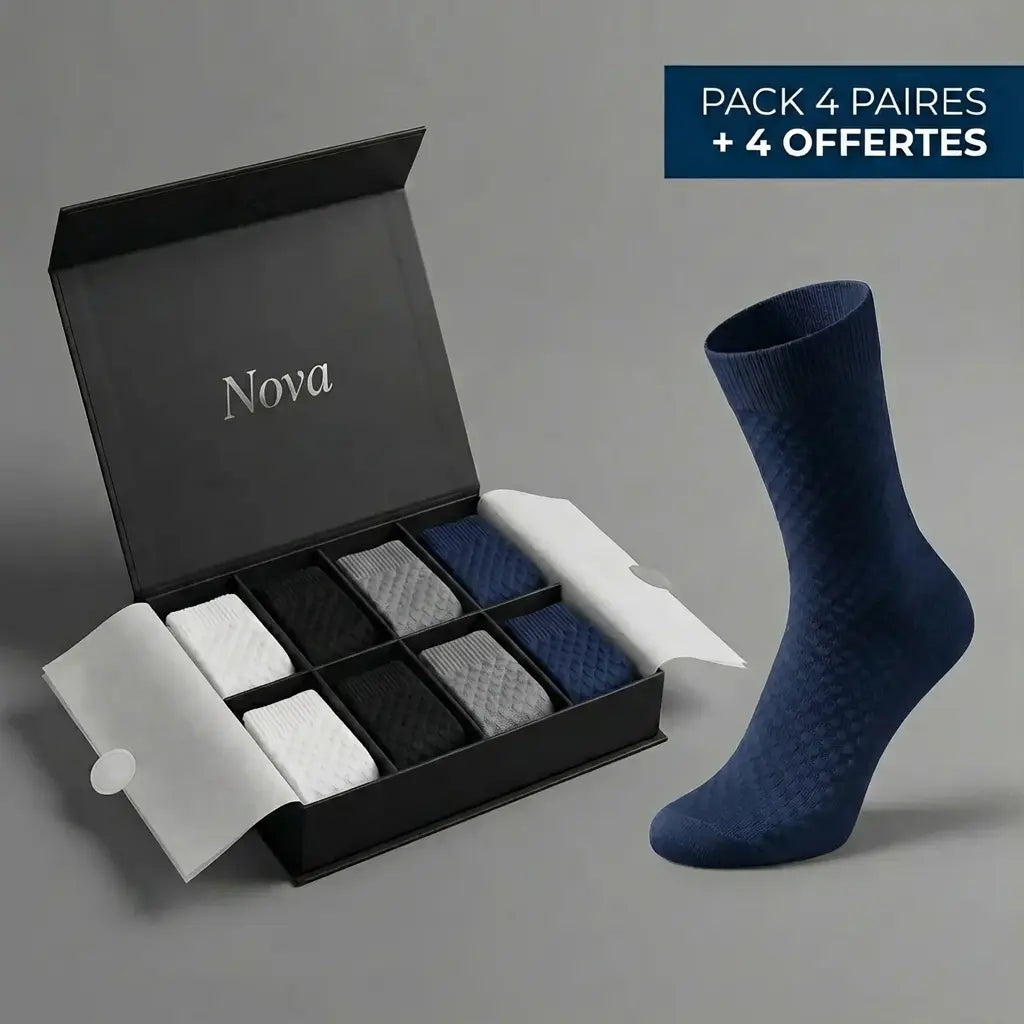 Halbhohe Socken Nova aus Premium-Bambus