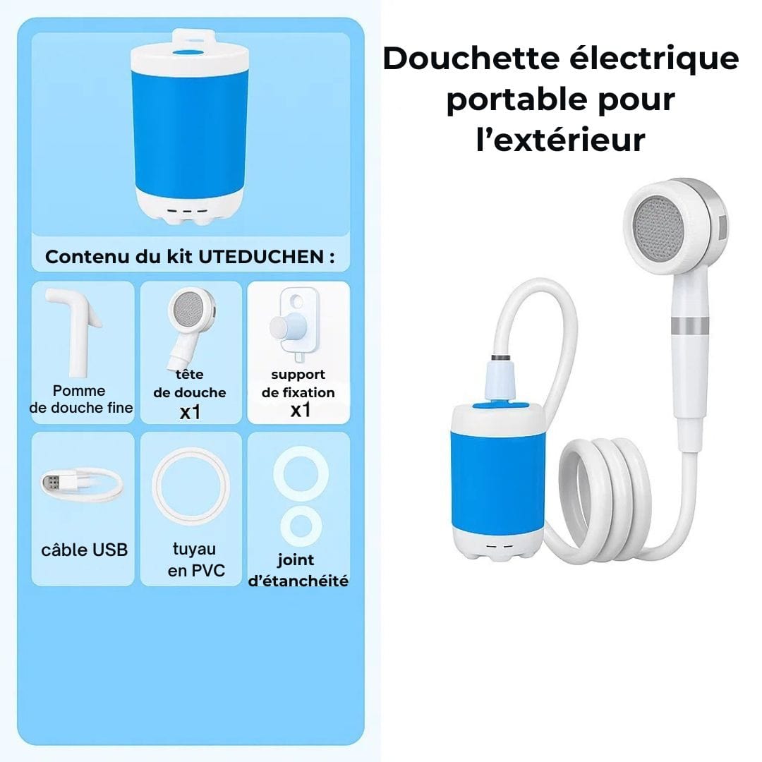 AquaFlow Nomade - La vostra doccia portatile, ovunque voi siate
