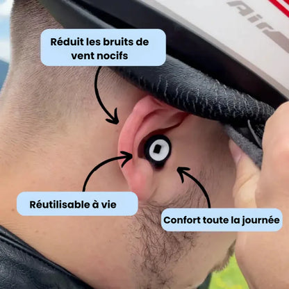Bouchons d’Oreilles Moto – 27 dB