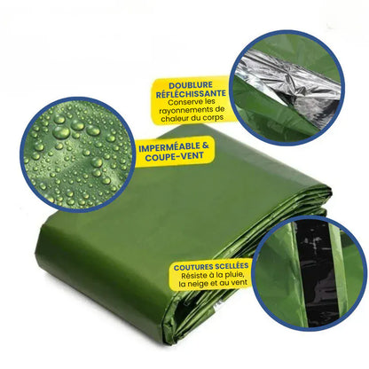 Sac de Nova - Le sac de couchage d'urgence compact