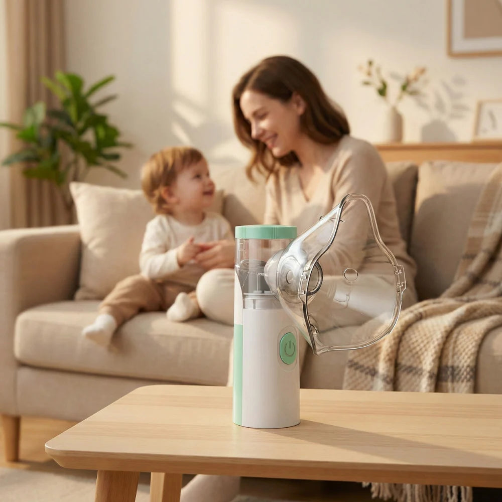 Nébuliseur Portable à Maille pour Adultes & Enfants