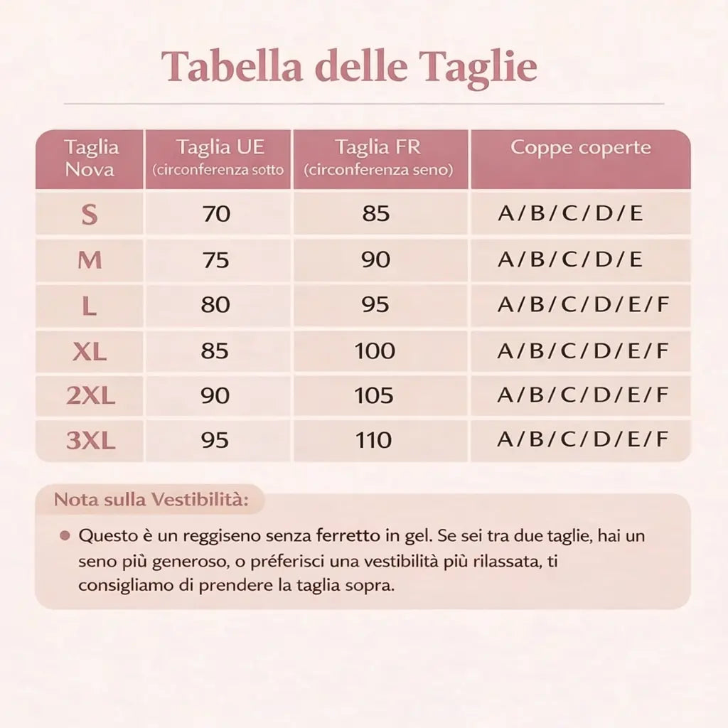 Nova Reggiseno Seconda Pelle