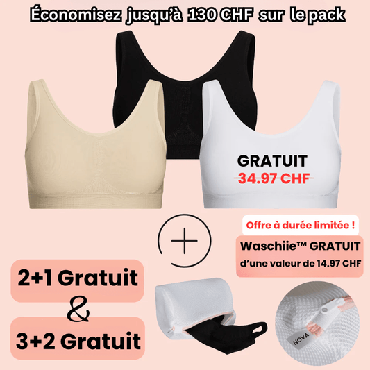 Pack économique Nova Braziie™ incluant Waschiie™ Économisez jusqu’à 130 CHF sur le pack