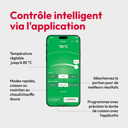 NovaBox GO 2.0 : Flexibilité maximale pour des repas chauds partout