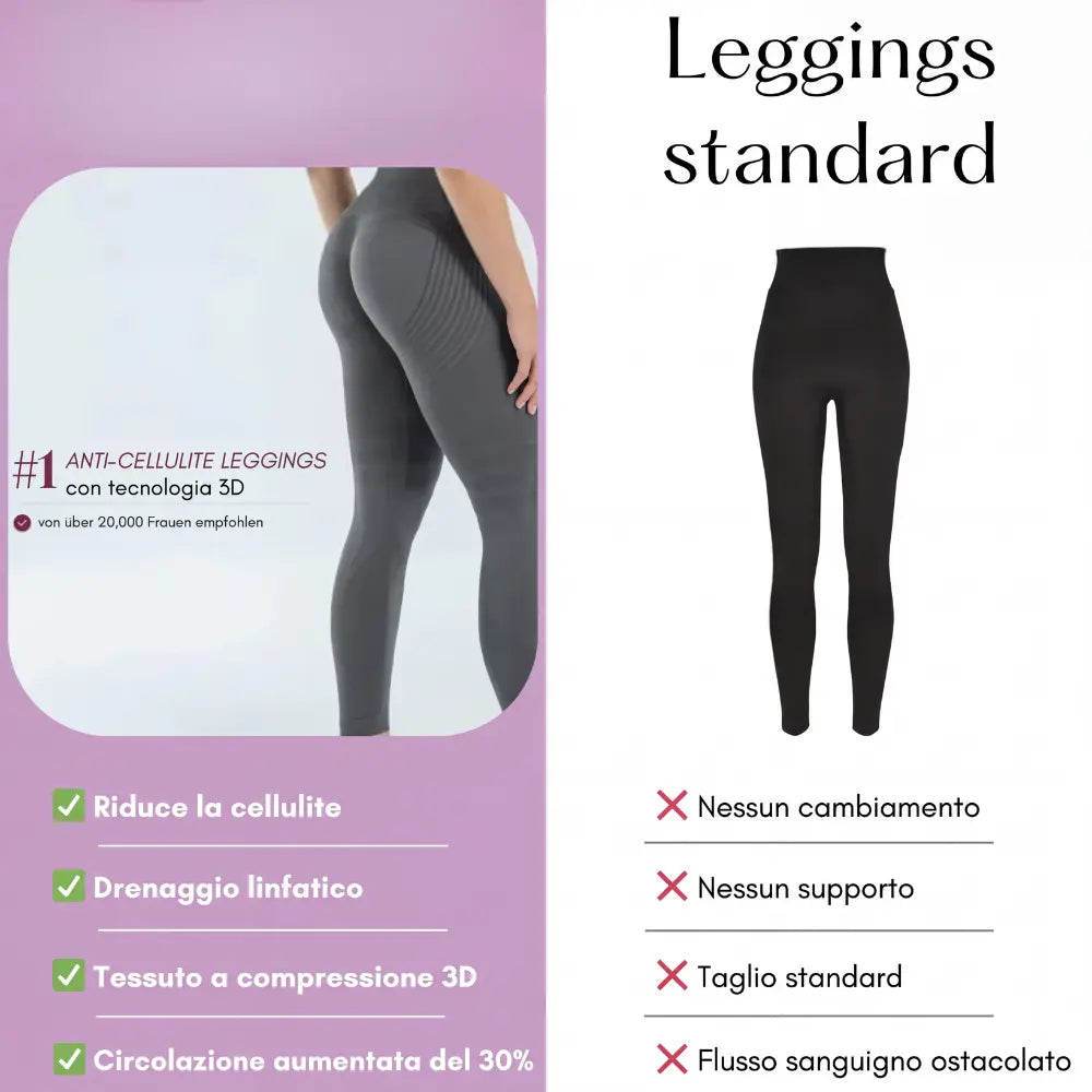 Leggings a compressione modellanti