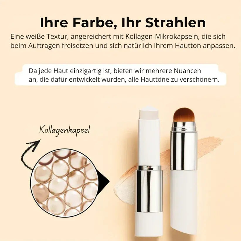 2-in-1 Foundation mit integriertem Pinsel