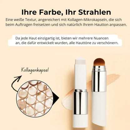 2-in-1 Foundation mit integriertem Pinsel