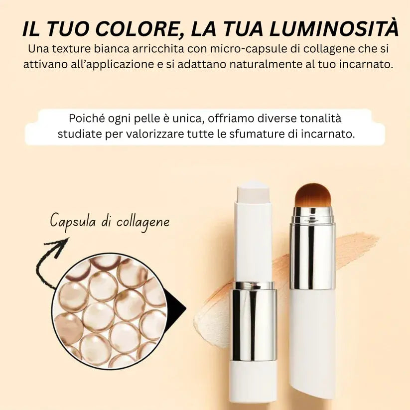 Fondotinta 2 in 1 Con Pennello Integrato