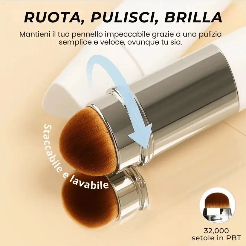 Fondotinta 2 in 1 Con Pennello Integrato