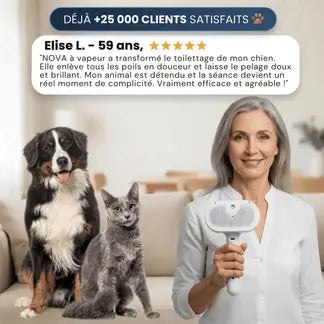 Spazzola Anti-Peli Vapore Pro™