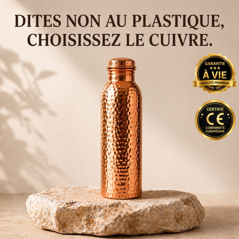 Gourde en Cuivre – Nova | L’Eau Purifiée Naturellement, Sans Plastique