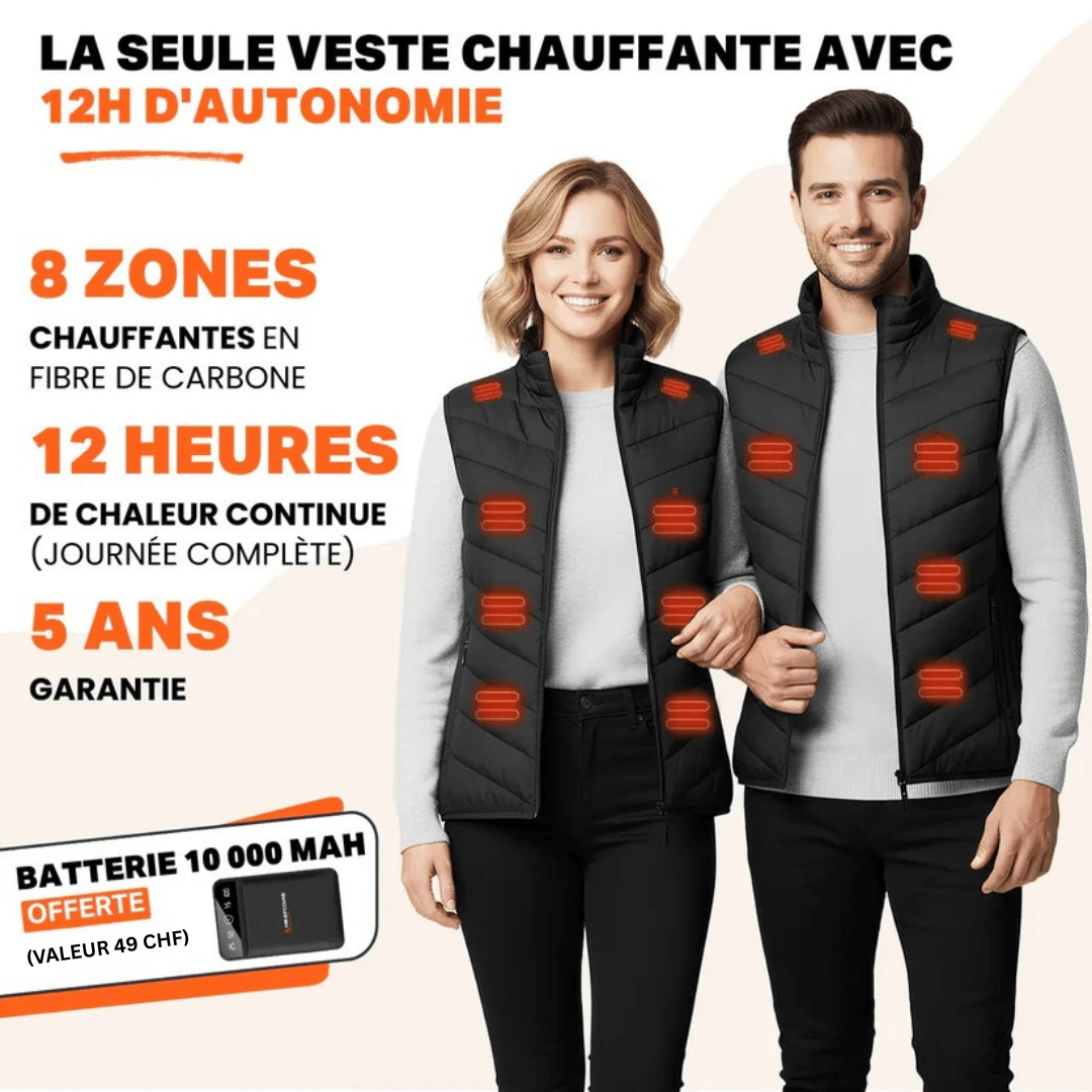 Nova Max 3 Doudoune Gilet Chauffant  Veste premium avec batterie