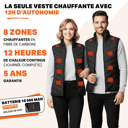 Nova Max 3 Doudoune Gilet Chauffant  Veste premium avec batterie