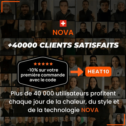 Nova Max 3 Doudoune Gilet Chauffant  Veste premium avec batterie