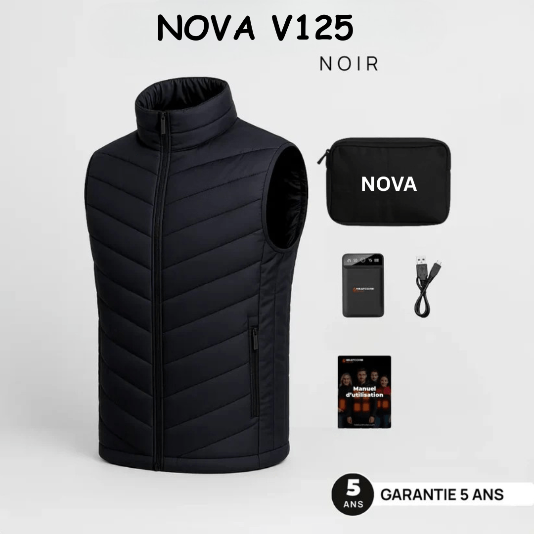 Nova Max 3 Doudoune Gilet Chauffant  Veste premium avec batterie