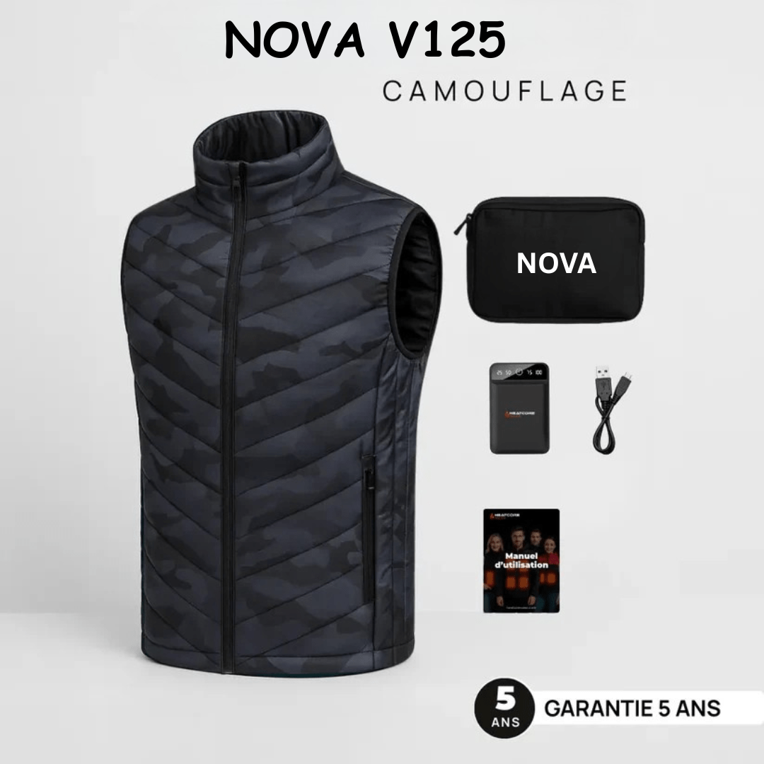Nova Max 3 Doudoune Gilet Chauffant  Veste premium avec batterie