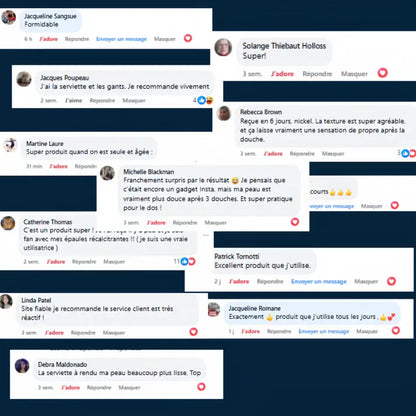 Ricevitore doccia esfoliante Nova