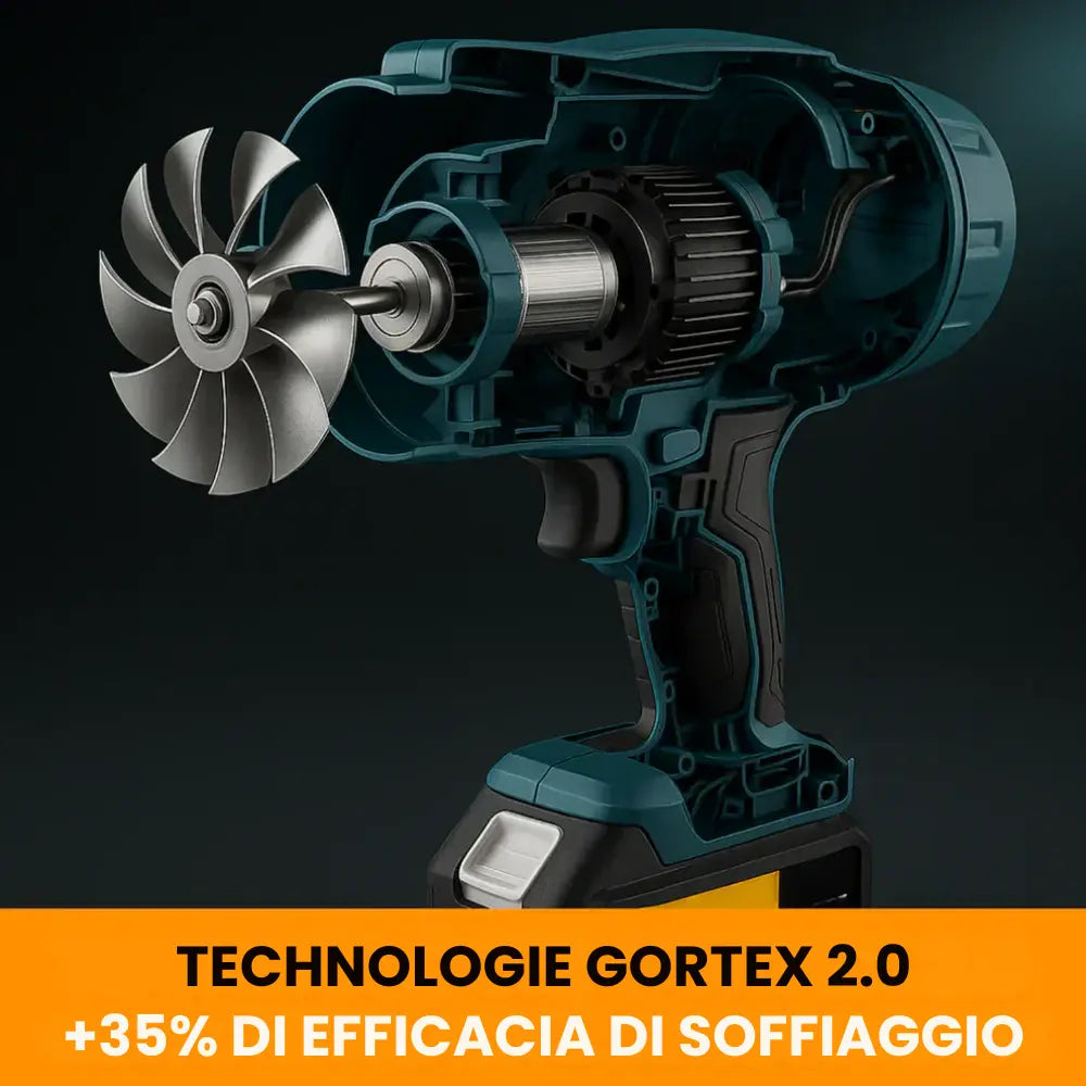 Potente soffiatore senza fili – Compatto, leggero e ultra performante
