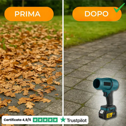 Potente soffiatore senza fili – Compatto, leggero e ultra performante