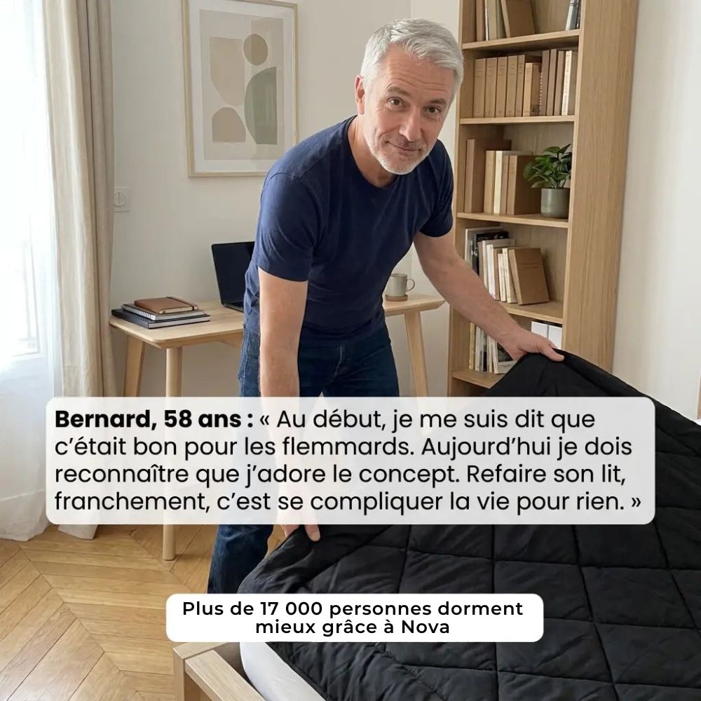 Nova - La couette 2-en-1 sans housse à séchage rapide