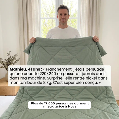 Nova - La couette 2-en-1 sans housse à séchage rapide
