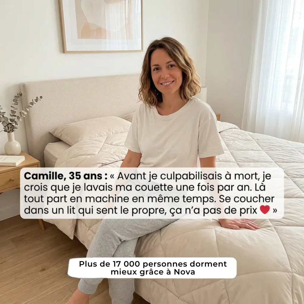 Nova - La couette 2-en-1 sans housse à séchage rapide