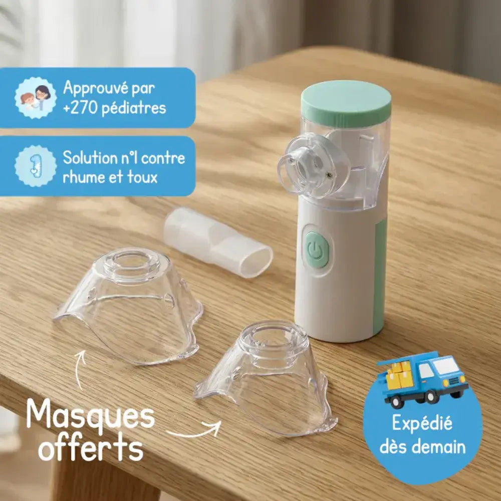 Nébuliseur Portable à Maille pour Adultes & Enfants