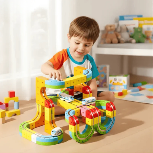 Circuit de Train 3D Éducatif