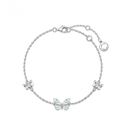 Bracelet papillon bleu Rêve lumineux
