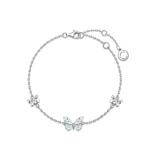 Bracelet papillon bleu Rêve lumineux