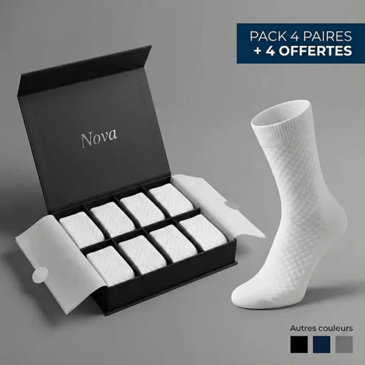 Chaussettes Mi-Hautes Nova En Bambou Premium