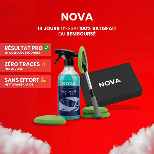 Nova - Kit de nettoyages pour Vitres