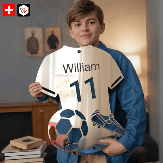 Nova | Lampe Miroir Personnalisée LED Football