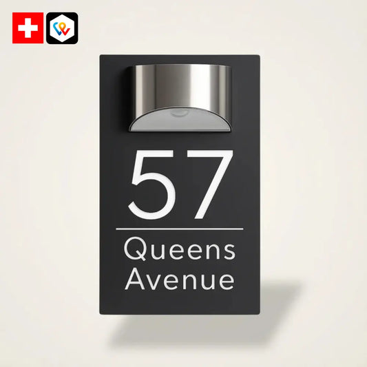 Plaque d'adresse personnalisée