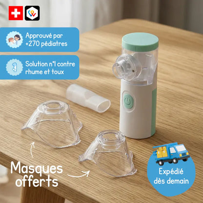 Nébuliseur Portable à Maille pour Adultes & Enfants