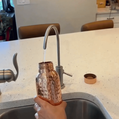 Gourde en Cuivre – Nova | L’Eau Purifiée Naturellement, Sans Plastique