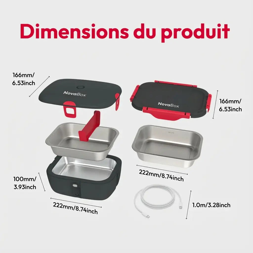NovaBox GO 2.0 : Flexibilité maximale pour des repas chauds partout