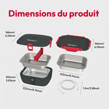 NovaBox GO 2.0 : Flexibilité maximale pour des repas chauds partout