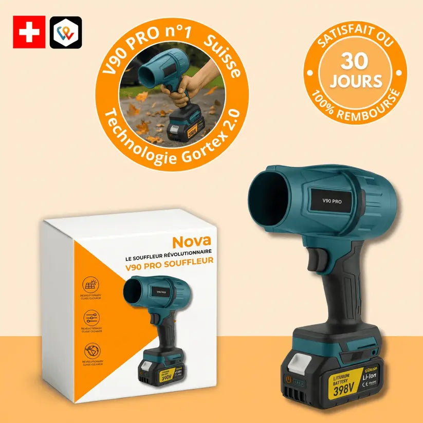 Potente soffiatore senza fili – Compatto, leggero e ultra performante 2.0