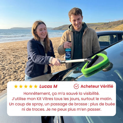 Nova - Kit per la pulizia dei vetri