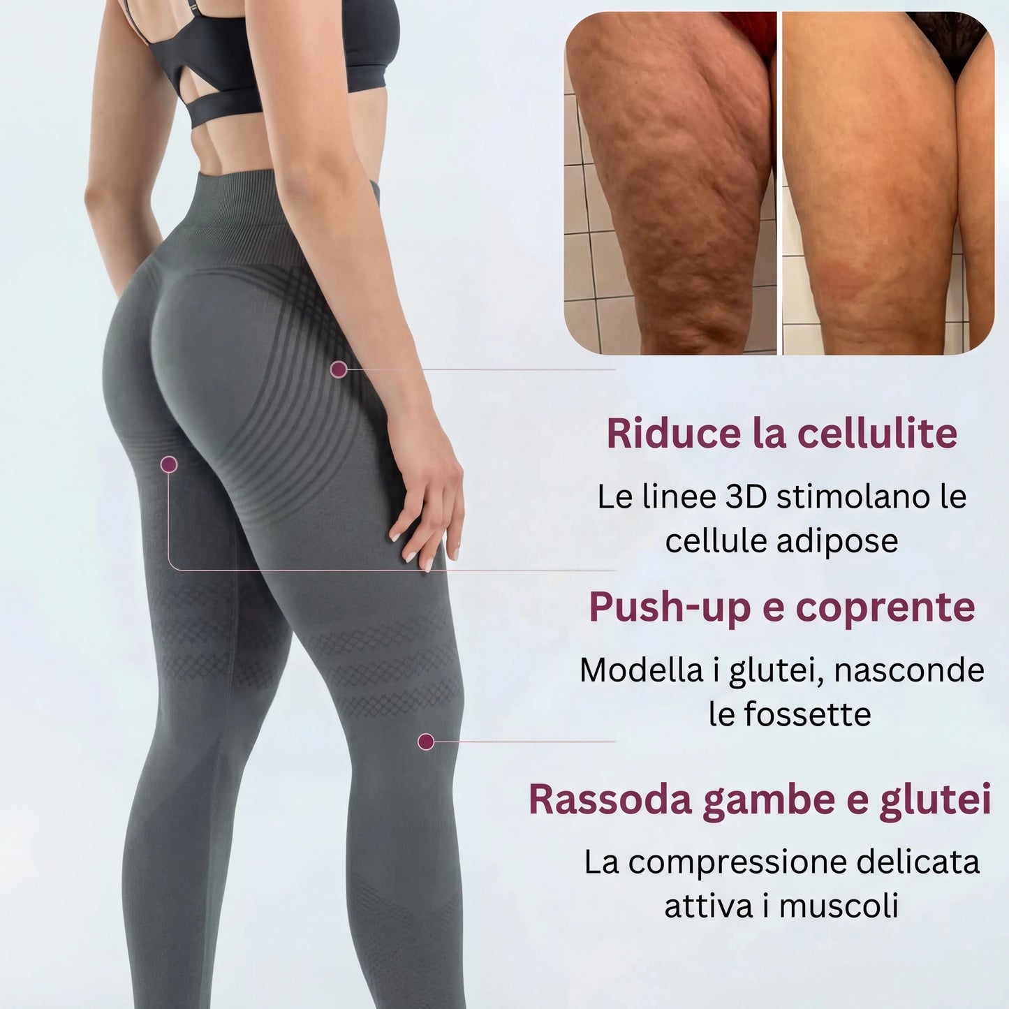 Leggings a compressione modellanti