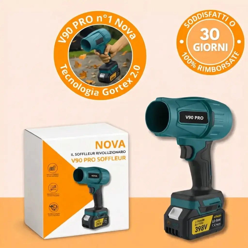 Potente soffiatore senza fili – Compatto, leggero e ultra performante