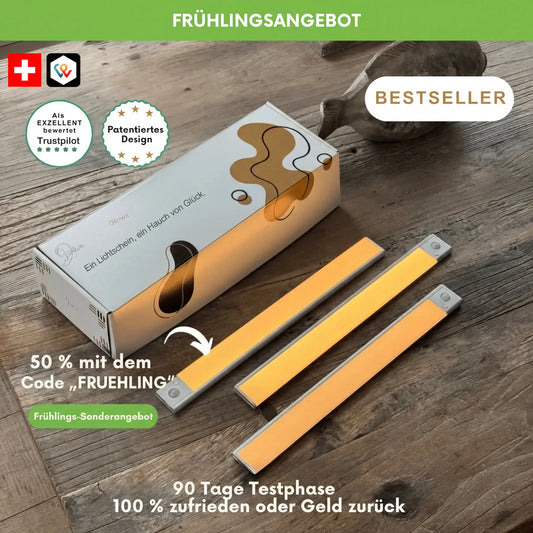 Kabellose LED-Reglette mit Bewegungsmelder