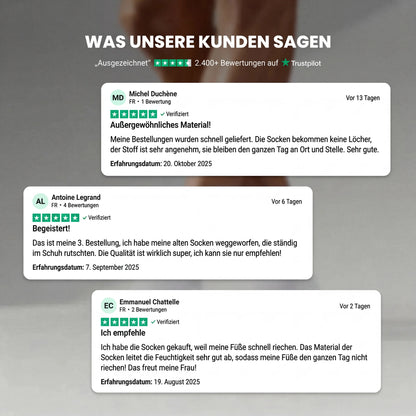 Nova Premium Halbhohe Bambus-Socken