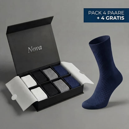 Nova Premium Halbhohe Bambus-Socken