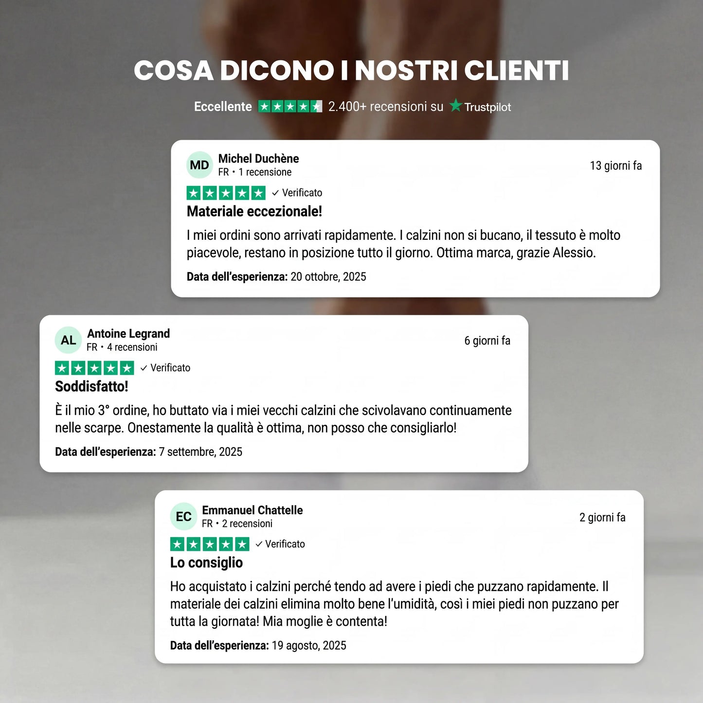 Calzini a Metà Gamba Nova in Bambù Premium