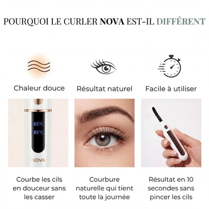 Nova Recourbe-cils chauffant