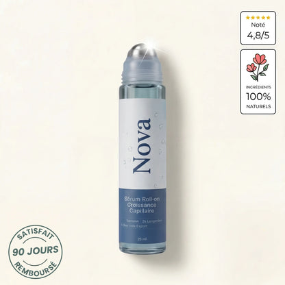 Sérum roll-on pour la pousse des cheveux
