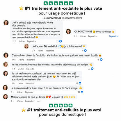 Dispositif 4-en-1 traitement de la cellulite