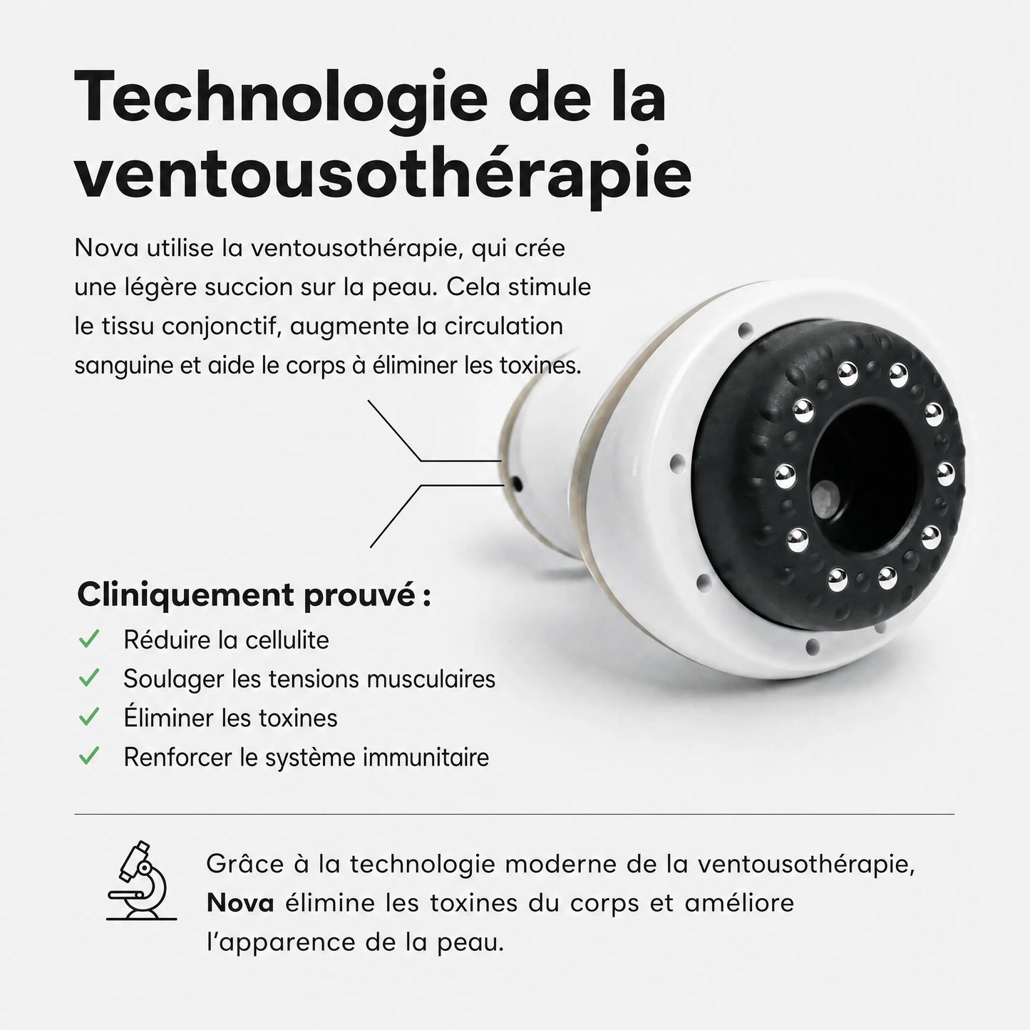 Dispositif 4-en-1 traitement de la cellulite